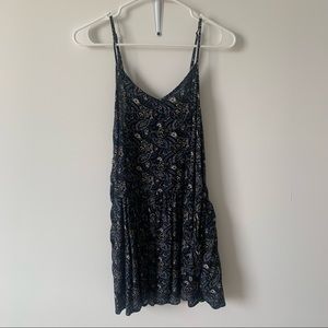 Blue and black dress. Size Small